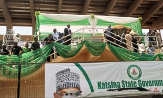 Buhari Attends Graduation Ceremony Of 1,456 Security Watch Corps In Katsinav