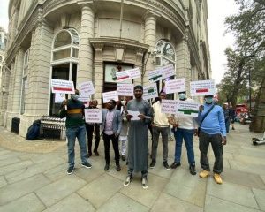 London protesters patriotic Nigerians, says NNPP spokesman