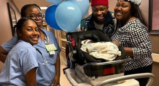 Officially, Nollywood star Stan Nze and his spouse are parents