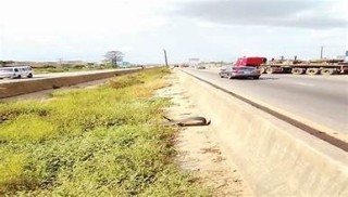 On the Lagos-Ibadan Expressway, pedestrians bemoan the open defecationJPEG