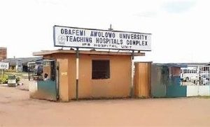 Employees at OAU Hospital protest 10 months of unpaid wages