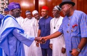 PDP Governor Diri Celebrates With Tinubu After Supreme Court Victory