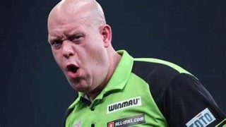 Michael van Gerwen beats Luke Littler in night two final in Berlin