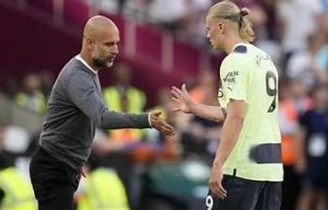 Pep Guardiola Affirms That Erling Haaland Is Content With Manchester City