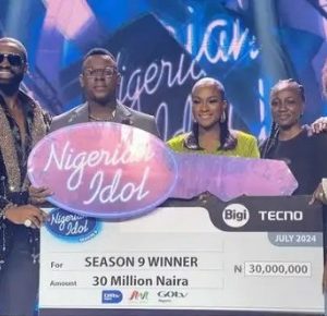 2024 Nigerian Idol Chima Wins Season Nine, Bags N30M, Others