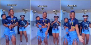 35-Year-Old Grandma Causes Buzz Online As She Shows Off Her 16-Year-Old Daughter And 1-Year-Old Grandchild