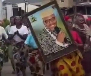 Abia Women Protest For The Release Of Nnamdi Kanu (Photo)