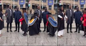 Adorable Moment Wives Hail Their Husbands For Sponsoring Their UK Master’s Degrees