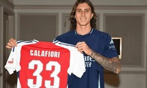 Arsenal complete £42m signing of Italian defender Riccardo Calafiori from Bologna