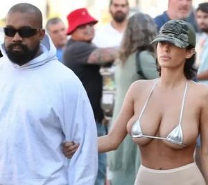 Bianca Censori wears ‘tiniest bikini in existence’ while out with husband Kanye West