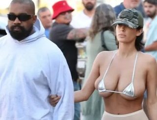 Bianca Censori wears ‘tiniest bikini in existence’ while out with husband Kanye West