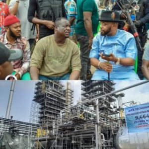 Community Youths Shut Down Port Harcourt Refinery Over Unemployment (video)