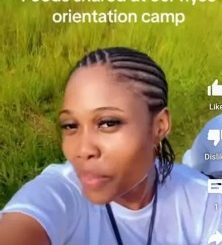 Corper Shows The Meals They Got Served At NYSC Camp (Video, Photos)