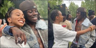 DJ Cuppy Starstruck As She Links Up With Rema