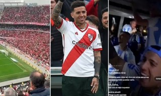 Enzo Fernandez receives a standing ovation at his former club whole stadium sing racist Argentina chant from Copa America celebrations (video)