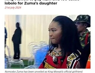 Eswatini King To Pay N175M & 100 Cows For 16th Wife – Zuma’s Daughter (Photos)