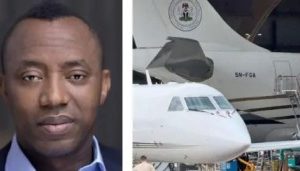 FG Bought A $100million (N150billion) Presidential Jet While Asking Nigerians To Exercise Patience – Sowore calls out FG Over Alleged Purchase Of Private Jet