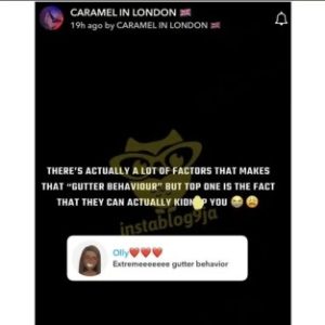 Influencer, Caramel Plugg shades women who follow men home on first date