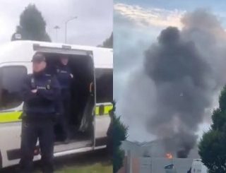 “Ireland Belongs To The Irish” Irish Citizens Rejoice As Building Meant For Housing Migrants And Asylum Seekers Is Set Ablaze