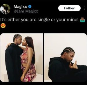 Magixx sparks dating rumors with Vee Iye following recent photos