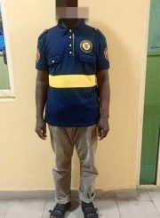 Man Arrested For Impersonating Lagos Neighbourhood Safety Corps Operative (Photo)