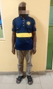 Man Arrested For Impersonating Lagos Neighbourhood Safety Corps Operative (Photo)