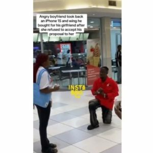 Man Takes Back iPhone & Wig He Bought For Lady After She Rejected His Proposal