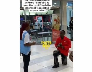 Man Takes Back iPhone & Wig He Bought For Lady After She Rejected His Proposal