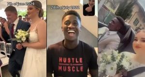  Man’s Wedding To Caucasian Girlfriend Goes Viral On Online