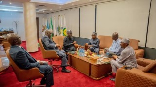 Minister Of State For Petroleum, Lokpobiri In A Meeting With Dangote & NNPC (Photos)