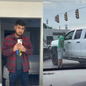  Moment Man With Gun Is Shot Dead By Driver He Confronted During Road Rage Incident