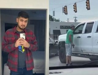 Moment Man With Gun Is Shot Dead By Driver He Confronted During Road Rage Incident