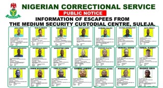 NCoS Releases More Pictures Of Suleja Prison Escapees