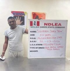 NDLEA Arrests Most Wanted Lagos Drug Baron (Photos)