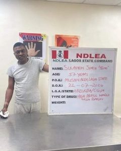 NDLEA Arrests Most Wanted Lagos Drug Baron (Photos)