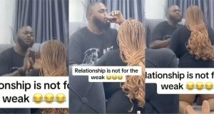 Nigerian Lady Begs Boyfriend In Tears Not To Leave Her After Selling Her Father’s Plot Of Land For Him