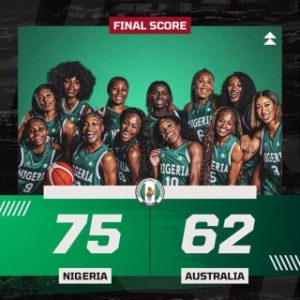 Nigeria’s D’Tigress Defeat World No.3 Australia To Claim First Win At Olympics In 20 Years