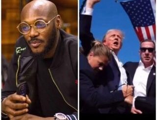 ’’This Shit na Pure Package’’ – 2Face Idibia Shares His Thoughts On The Donald Trump Assassination Attempt