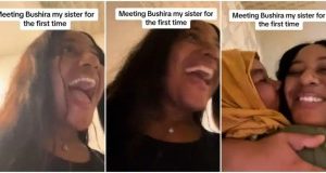 Touching Moment Lady Finally Meets Her Biological Sister After Years Apart