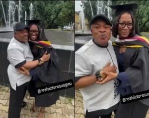 Victor Osuagwu Celebrates As His First Daughter Bags A Degree