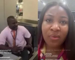 You Guys Haven’t Seen The Mad Side Of Me In 4 Years” – Erica Nlewedim Creates A Scene At British Airways For Downgrading Her Ticket (Video)