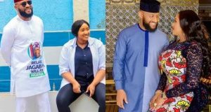 Yul Edochie Praises Wife Judy Austin For Directing 2 Movies Back-To-Back