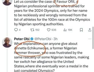 2024 Olympics: Again, Reno Omokri Accuses Peter Obi Of Tribalism