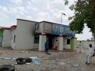 APC Headquarters In Jigawa Set Ablaze Amid Protests Against Hunger