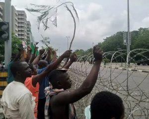 Abuja Protesters Overrun Federal Secretariat Complex, Defying Security Crackdown