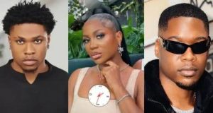 BBNaija: “Because she don touch your prick” – Mickey calls Shaun a ‘simp,’ ‘mumu,’ and ‘goat’ because of Wanni