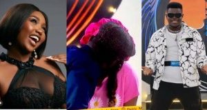 BBNaija S9: Rhuthee kisses Mayor Frosh after admitting she can’t date him