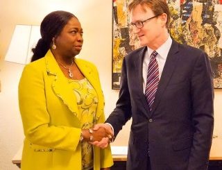 British Envoy Assures Of Safety Of Nigerians In The UK As He Meets Abike Dabiri