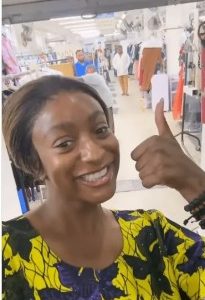 DJ Cuppy visits her mum’s grand dry cleaning factory