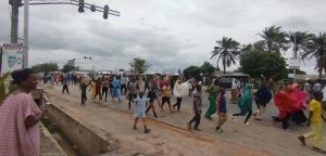 #EndBadGovernanceInNigeria: Children lead protest in Jalingo (photos)